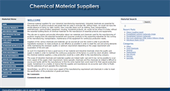Desktop Screenshot of chemicalmaterialsuppliers.com