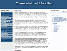 Tablet Screenshot of chemicalmaterialsuppliers.com